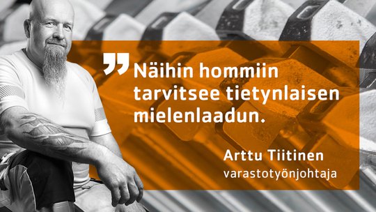 Varastojen sankarit Arttu Tiitinen ja Kalervo